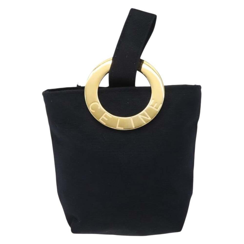 Celine Circle Pouch Black